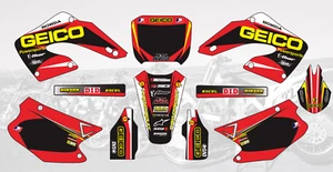 5225 MX BIKE MOTOCROSS GRAPHICS DECALS STICKERS FOR HONDA CR125 CR250 2000 2001 - Picture 1 of 1