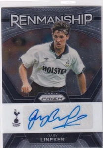Panini Prizm 2023-24 Premier League Soccer No. P-GL Gary Lineker Auto Penmanship - Bild 1 von 2