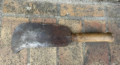 ancienne serpe estampillée L.F. Garantie, outil métier - Photo 1/3