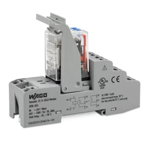5 Stück WAGO 858-304 Relaismodul 4 Wechslerkontakte 24 VDC NEU - Bild 1 von 6