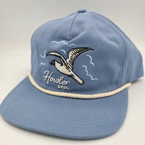 Howler Brothers Hat Snapback Baseball Cap Blue Rope Trucker Sea Birds Logo - Picture 1 of 6