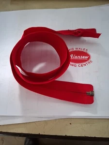 30" Open End Red Zips - Picture 1 of 1
