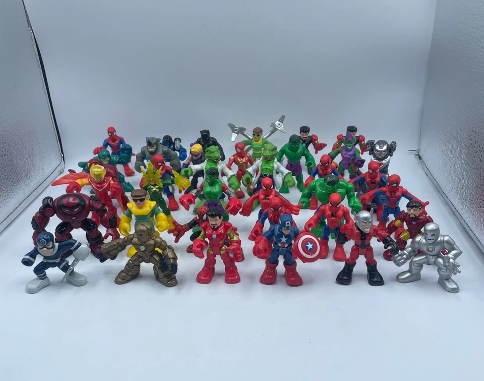 Lote de 36 figuras Imaginext Marvel superhéroes y villanos totales Foto 1 de 4
