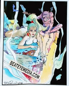 MIKE HOFFMAN - Art-Comic Art-Frankenstein, Mostro, Animazione, VAMPIRO, pinup - Foto 1 di 1