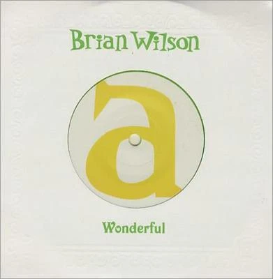 BRIAN WILSON Wonderful ~2004 UK limited edition LIME GREEN VINYL 7" vinyl single - Image 1 of 2