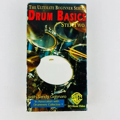 Ultimate Beginner Series - Drum Basics Step 2 VHS Tape 1994 Sandy Gennaro - Image 1 of 3