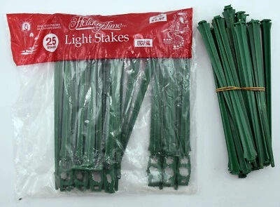 LOTE DE 20 estacas de luces navideñas de 7,5" mini o estándar + 24 estacas L@@K Foto 1 de 4