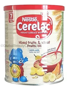 Frutas y trigo mezclados Nestlé Cerelac con leche (400 g) a partir de 7 meses - Imagen 1 de 4