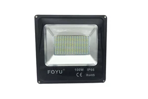 Faro led 100w luce fredda faretto led slim esterno casa giardino proiettore - Foto 1 di 6