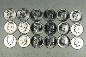  2014 - 2022 P&D Kennedy Half Dollar. Edelstein Stempelglanz Münzrollensatz  - Bild 1 von 4