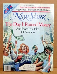 New York Magazine September 1 1980 Bess Myerson Ugly George - Imagen 1 de 4
