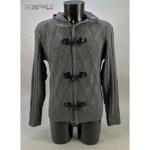 Giacca Maglione Uomo Cardigan JACK PEPPER'S Alamari Original Casual Style - Foto 1 di 8