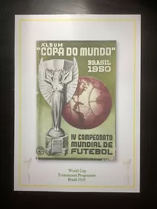 1950 World Cup Finals In Brazil Tournament Programme PRINT - Picture 1 of 1