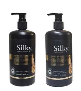 SILKY KERATIN AFTER - TREATMENT SHAMPOO & CONDITIONER DUO 500ml - Picture 1 of 3