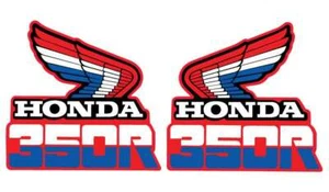 1985 HONDA XR 350 TANK DECAL SET VINTAGE MOTOCROSS AHRMA - Picture 1 of 1