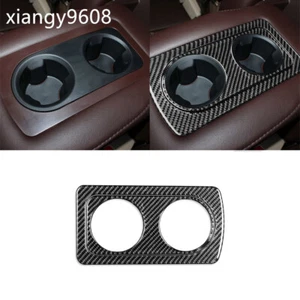 2x Tapas de asiento trasero suave de fibra de carbono para Dodge Ram 1500 2013-2017 - Imagen 1 de 16