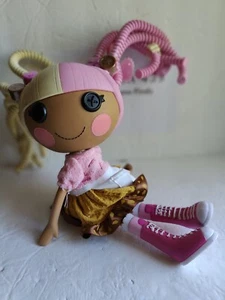Lalaloopsy Silly Hair Doll Scoops Waffle Cone Doll  13" Ice Cream Multicolor Hai - Picture 1 of 4
