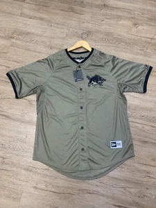 Camiseta de béisbol New Era México Tijuana Toros oliva/negro talla grande - Imagen 1 de 4