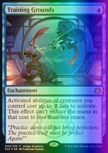 MTG Magic the Gathering Training Grounds (6/10) Judge Gift Cards 2022 LP FOIL - Picture 1 of 1