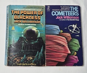 2 Jack Williamson Vintage Paperback Lot Power of Blackness 7 Cometeers Sci Fi - Picture 1 of 6