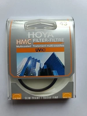 Genuine Hoya 43mm HMC UV Multi Coated Thin/Slim Lens Protection Protector filter - Image 1 of 2