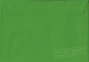Fern Green C6 - 114 mm x 162 mm 100gsm Self Seal Colour A6 Card Envelopes - Picture 1 of 1