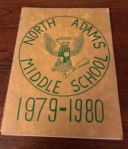 1979- 1980 North Adams Middle School Yearbook Annual Massachusetts Vintage Rare - Picture 1 of 7