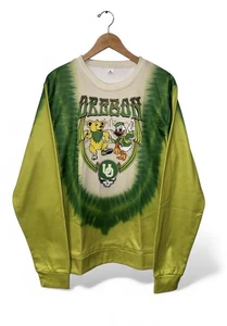 Maglione pullover University Oregon Ducks X Grateful Dead tie dye taglia media M - Foto 1 di 5
