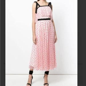 Philosophy di Lorenzo Serafini Midi Spitzenkleid Spitzen-Overlay ärmellos rosa Gr. 6 - Bild 1 von 12