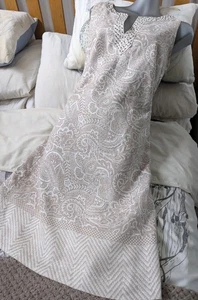 Laura Ashley Linen Sun Dress Size 10 - Picture 1 of 4