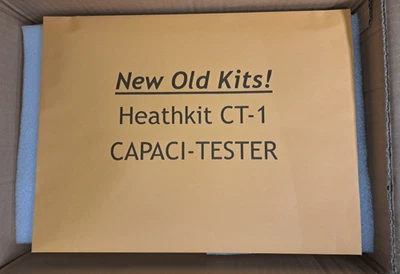 Heathkit CT-1 Capaci-Tester Restaurado Sin Construir ¡Nuevo Kit Antiguo! Foto 1 de 4