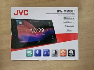 JVC KW-M593BT Car Stereo Apple CarPlay, Android Auto, Bluetooth, USB Mirroring - Picture 1 of 6