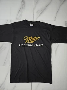 Vintage 80's Miller Genuine Draft Beer Jacks Tshirt Mens UK Size XL - Picture 1 of 5