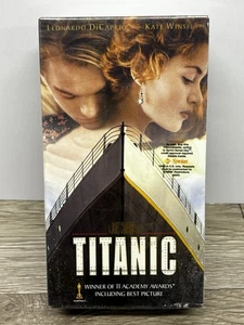 Titanic VHS 1998 2-Tape Box Set Brand New Factory Sealed Leonardo DiCaprio - Picture 1 of 3
