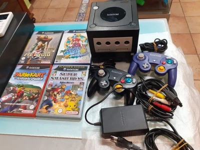 Nintendo GameCube 2 Controller + Game Boy Player + 4 Giochi Perfettamente Funzio - Immagine 1 di 4