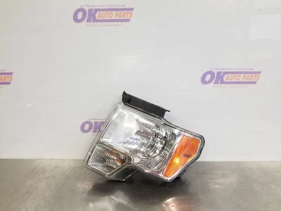 13 2013 FORD F150 XLT ГАЛОГЕННЫЕ ФАРЫ ЛАМПА ЛЕВЫЙ ДРАЙВЕР С ЯРКОЙ ГРАНИЦЕЙ - Изображение 1 из 4