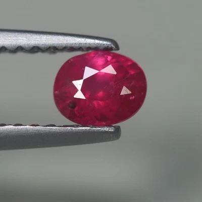 0.54 Cts_Precious Gemstone_100 % Natural Mozambique Red Ruby_Normal Heated - Image 1 of 3