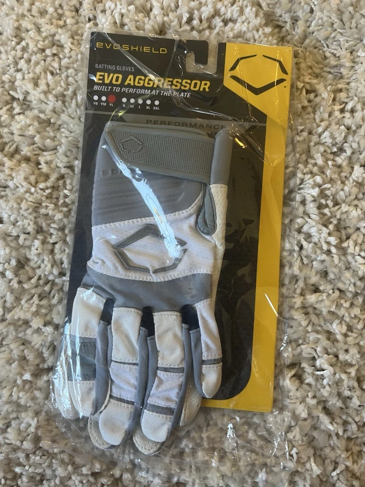 Evoshield Aggressor Batting Gloves Youth Large