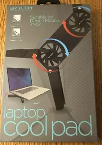 Bytech Laptop Cooling Pad (schwarz) für 7"-15" Modelle - Bild 1 von 2