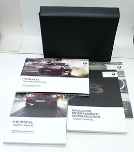 BMW X4 2016-2017 Owner's Manual and Navigation Guide Books - FREE SHIPPING - Picture 1 of 4