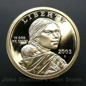 2003-S Sacagawea Dollar - Gem Proof Deep Cameo U.S. Coin - Picture 1 of 2