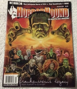 Horror Hound Magazine Issue #45 Jan Feb 2014 Frankenstein's Legacy  - Imagen 1 de 9