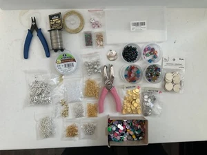 Lot of Jewelry Making Supplies And Craft Items - See photos - Picture 1 of 9