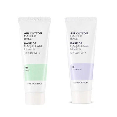 [THE FACE SHOP] Air Cotton Makeup Base 35g SPF30 PA++ / Korean Cosmetics - Image 1 of 4