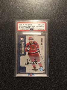 ALEXANDER OVECHKIN 2005 In The Game ITG HEROES & PROS AUTO RC#A-A02 PSA/DNA CERT
