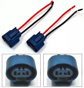 Wire Pigtail Female U H10 9145 Fog Light Two Harness Bulb Connector Plug Replace - Picture 1 of 6