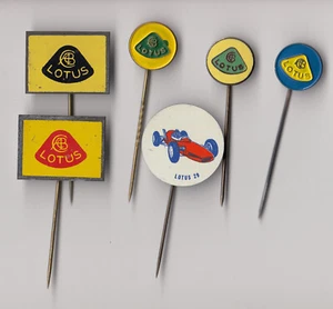 Vintage LOTUS Logo pin badges 1960s Car Race Racing - Picture 1 of 7