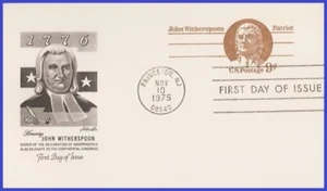 USA4 #UX69 U/A ARTMASTER FDC   John Witherspoon - Picture 1 of 1