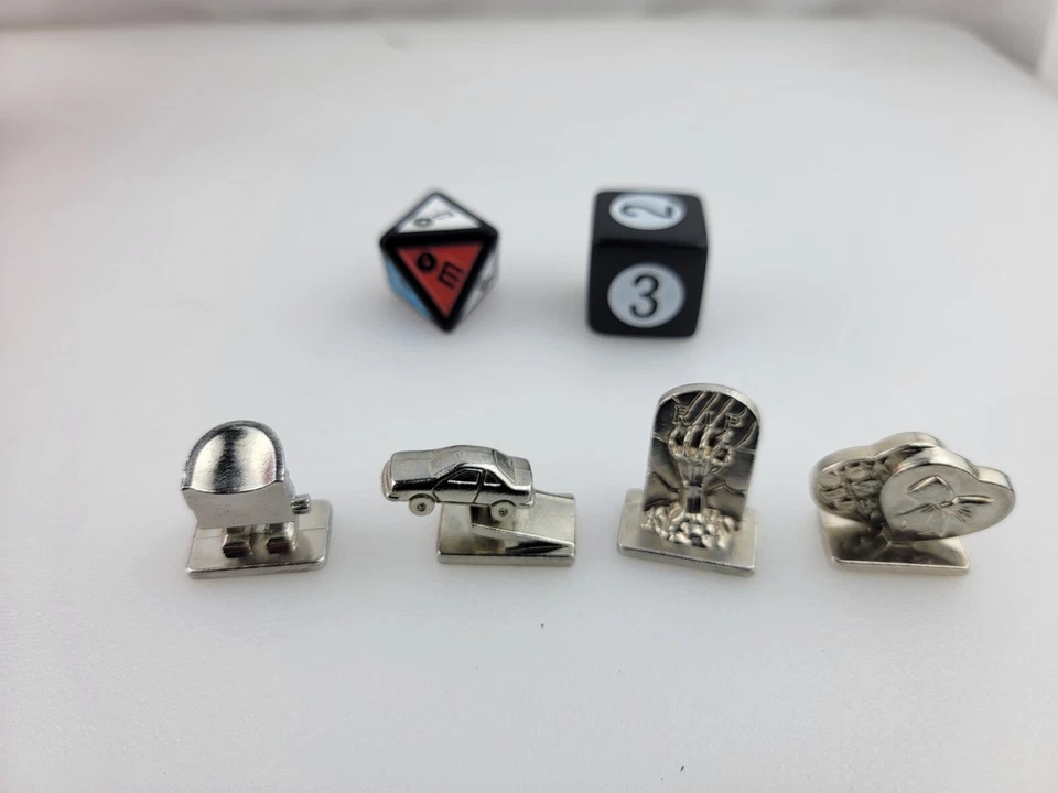 Scene It Disney Channel Edition 4 Metal  Tokens &  Dice Replacement Game Pieces - Image 1 of 4