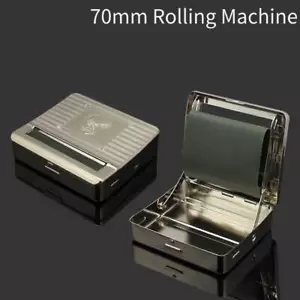 Metal Automatic Cigarette Tobacco Rolling Machine Herb Roller Tool 70MM Smoking - Picture 1 of 9